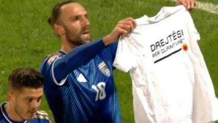 Muriqi gol sevinci ile g&uuml;ndem oldu! UEFA ceza verebilir