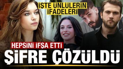 Hepsini ifşa etti şifre &ccedil;&ouml;z&uuml;ld&uuml;! Afra Sara&ccedil;oğlu, Sefo, Aras Bulut İynemli'nin ifadeleri