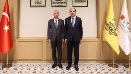 AK Parti Genel Başkan Vekili Efkan &Acirc;l&acirc;, Başkan Altay'ı ziyaret etti