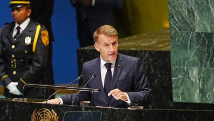 Macron "Hi&ccedil; kimseyi su&ccedil;lamak istemiyorum" dedi: H&uuml;rm&uuml;z i&ccedil;in a&ccedil;tı ağzını yumdu g&ouml;z&uuml;n&uuml;!