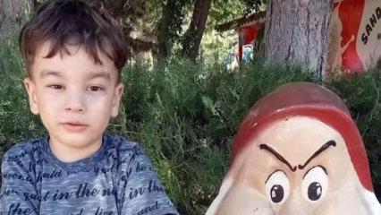 Markette &ccedil;akmak gazı soluyan 7 yaşındaki Mustafa Ali &ouml;ld&uuml;