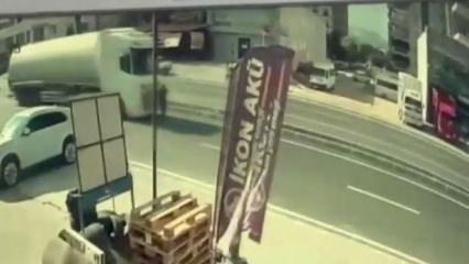 Mersin&rsquo;de tanker 55 yaşındaki kadına &ccedil;arptı