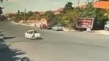 Niğde'de korkutan kaza: Yolun karşısına koşan engelliye otomobil &ccedil;arptı