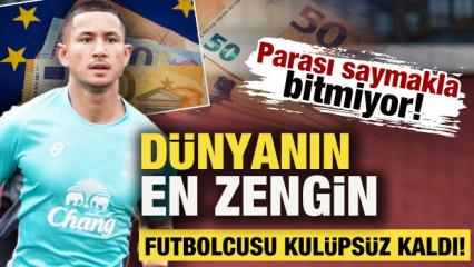 Parası saymakla bitmiyor! D&uuml;nyanın en zengin futbolcusu kul&uuml;ps&uuml;z kaldı