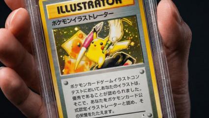 Sadece 39 adet &uuml;retilmişti, Pikachu Illustrator kartı 242 milyon TL'ye satıldı