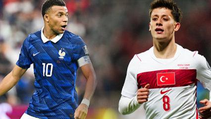 T&uuml;rkiye - Fransa! İlk 11'ler belli oldu