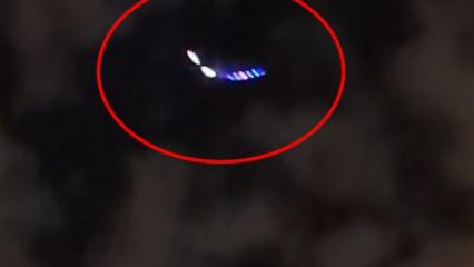UFO mu, u&ccedil;ak mı? İran'da g&ouml;ky&uuml;z&uuml;nde ilgin&ccedil; g&ouml;r&uuml;nt&uuml;ler