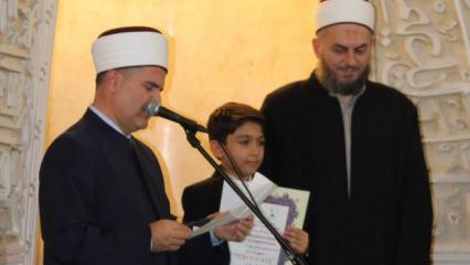 10 Yaşındaki Muhammed Ali Kılı&ccedil; Hırvatistan'da d&uuml;nya &uuml;&ccedil;&uuml;nc&uuml;s&uuml; oldu