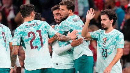 Ronaldo'suz Portekiz'den 4 goll&uuml; zafer! İşte gecenin sonu&ccedil;ları