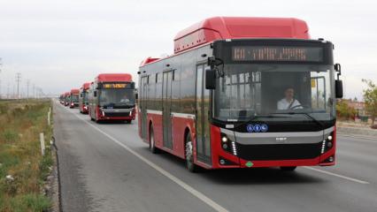 Konya B&uuml;y&uuml;kşehir&rsquo;in otob&uuml;s filosu genişletildi