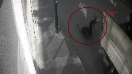 Kamyonetin kasasında seyahat eden şahıs yaralandı