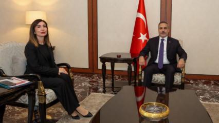 Alevi-Bektaşi K&uuml;lt&uuml;r ve Cemevi Başkanı Ersin&rsquo;den, Dışişleri Bakanı Fidan&rsquo;a ziyaret