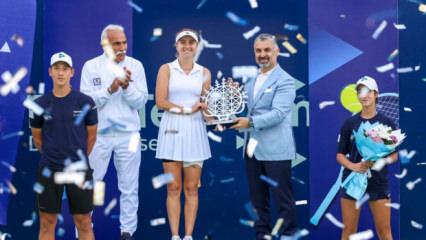 Ankara'da tenis r&uuml;zgarı esti! T&uuml;rk Telekom Ankara Open'da zafer Berfu Cengiz'in oldu