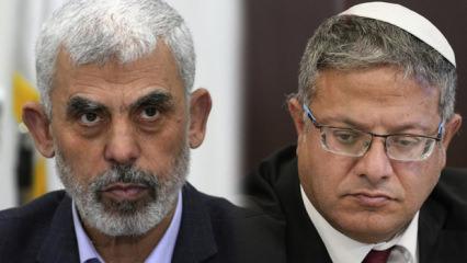 Ben Gvir'den Yahya Sinvar tehdidi: Cenazeleri yakacağız