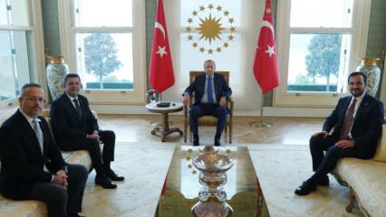 Cumhurbaşkanı Erdoğan peş peşe belediye başkanlarıyla g&ouml;r&uuml;şt&uuml;