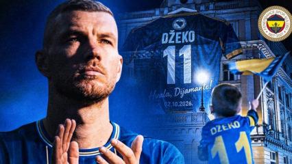 Edin Dzeko'dan son dans! Fenerbah&ccedil;e'den paylaşım geldi