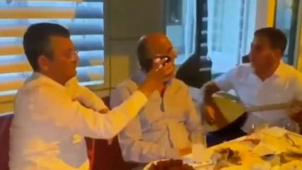 Ezanı duyuyorlar ama bozuntuya vermeden t&uuml;rk&uuml; s&ouml;yl&uuml;yorlar: &Ouml;zg&uuml;r &Ouml;zel'in yeni g&ouml;r&uuml;nt&uuml;leri
