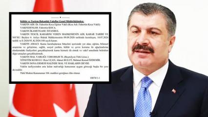 Fahrettin Koca'dan s&uuml;rpriz hamle! Karar Resmi Gazete'de yayımlandı