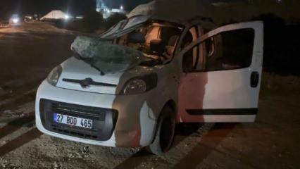 Gaziantep'te 7 kişinin can verdiği yolda yeni bir kaza oldu: Yaralılar var