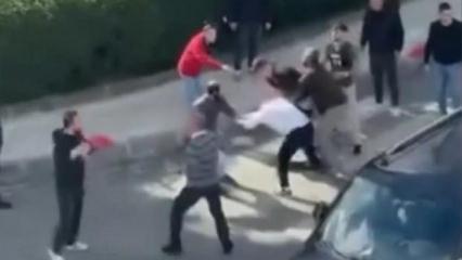 İstanbul trafiğinde bildik manzara: Caddeyi ringe &ccedil;evirdiler