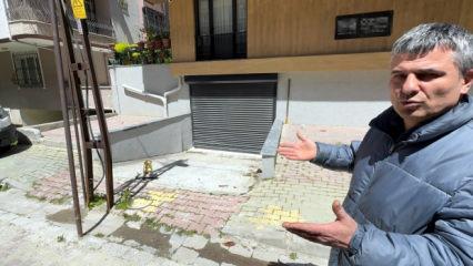 Kentsel d&ouml;n&uuml;ş&uuml;mle yapıldı ancak kapısındaki direk y&uuml;z&uuml;nden garaja ara&ccedil; giremiyor