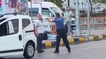 K&ouml;pr&uuml; &uuml;st&uuml;nde hesaplaşma! Hatay'da Husumetlisini vurduğu anlar kamerada