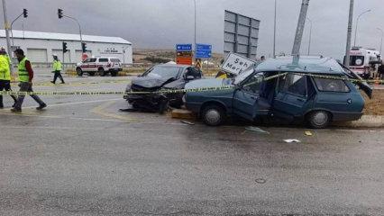 K&uuml;tahya'da kahreden haber: 2 vatandaş &ouml;ld&uuml;, yaralılar var