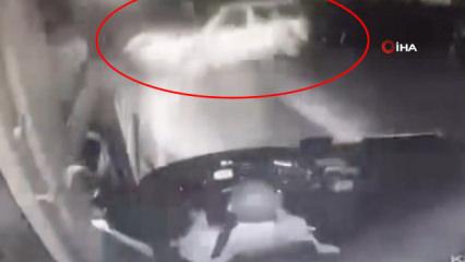 Malatya'da 2 kişinin &ouml;ld&uuml;ğ&uuml; kaza kamerada