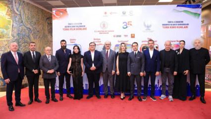 &Ouml;zbekistan'da T&uuml;rk sineması r&uuml;zgarı esti! Taşkent'te T&uuml;rk sanat&ccedil;ılara yoğun ilgi