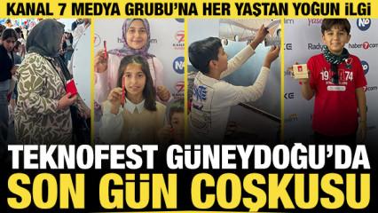 TEKNOFEST'te son g&uuml;n coşkusu: Kanal 7 Medya Grubu'na yoğun ilgi