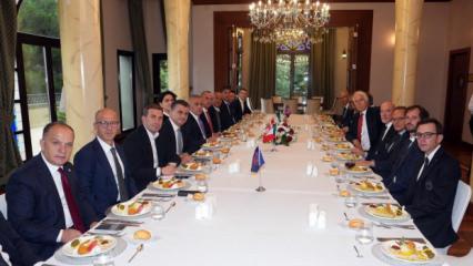 T&uuml;rkiye - İtalya resmi ma&ccedil; yemeği d&uuml;zenlendi