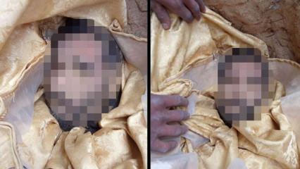 T&uuml;yleri diken diken eden manzara: Şehidin naaşına 2 yılda hi&ccedil;bir şey olmamış