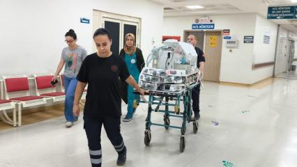 Siirt&rsquo;te 8 g&uuml;nl&uuml;k bebek i&ccedil;in ambulans u&ccedil;ak havalandı 
