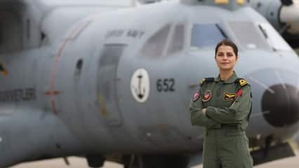 T&uuml;rk Deniz Kuvvetleri tarihinde bir ilk: Hilal Aydın ilk kadın u&ccedil;ak pilotu oldu