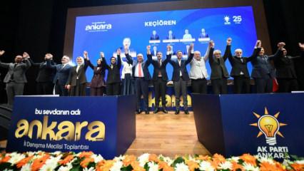 AK Parti'ye katılan belediye başkanlarından g&ouml;vde g&ouml;sterisi: 2029'da rekorla geliyoruz