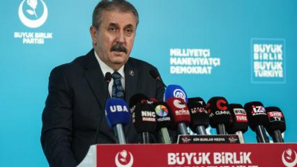 BBP Genel Başkanı Destici'den Fon soruşturması mesajı