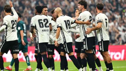 Dolmabah&ccedil;e'de zafer Beşiktaş'ın! Kartal yıldızlarıyla u&ccedil;tu