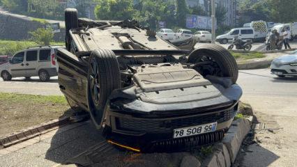 Bir saat &ouml;nce milyonlar verdiği otomobilden geriye tekeri kaldı