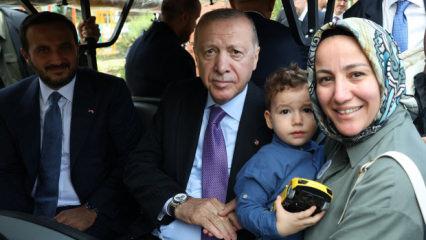 Cumhurbaşkanı Erdoğan, AileFest alanında!