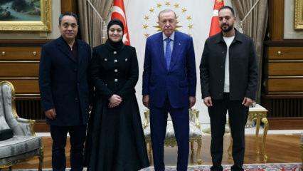 Cumhurbaşkanı Erdoğan, Hind Rajab'ın ailesini kabul etti