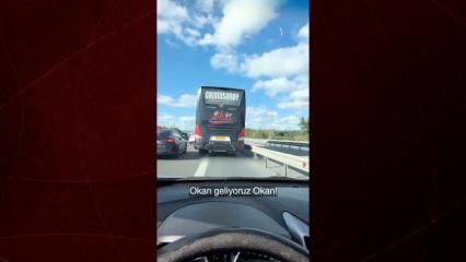 Galatasaray otob&uuml;s&uuml;n&uuml;n peşine takıldı! Sonu k&ouml;t&uuml; oldu