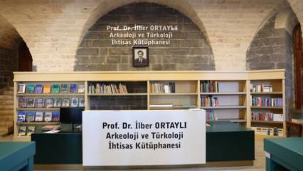 Gaziantep'te İlber Ortaylı K&uuml;t&uuml;phanesi a&ccedil;ıldı