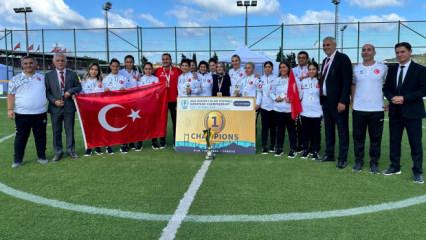 G&ouml;rme Engelli A Mili Kadın Futbol Takımı Avrupa şampiyonu!