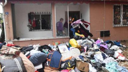 K&ouml;t&uuml; koku ihbarı yapılan evden 20 kamyon &ccedil;&ouml;p &ccedil;ıktı 