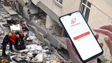 Maltepe'de bina &ccedil;&ouml;k&uuml;nce milyonlar e-Devlet'e akın etti!