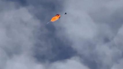 Ukrayna'da nefes kesen av: Savaş u&ccedil;ağı Rus dronunu tarafından d&uuml;ş&uuml;r&uuml;ld&uuml;!