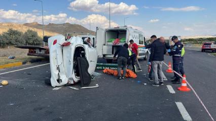 Nevşehir kahreden kaza: 2 &ouml;l&uuml;, 1 yaralı 