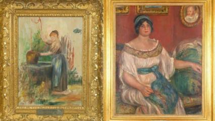 Renoir M&uuml;zesi'nden &ccedil;alınan tablolar bulundu