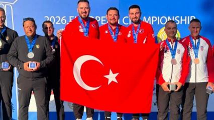 Yunanistan'da bayrağımız zirvede! Milli sporcumuz Avrupa şampiyonu