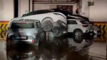İstanbul&rsquo;daki sağanağın bilan&ccedil;osu sular &ccedil;ekilince ortaya &ccedil;ıktı!